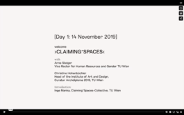 CLAIMING*SPACES